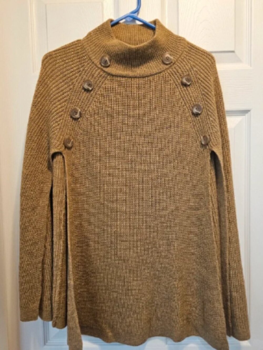 Linda Anderson Sweater Poncho Size OS
